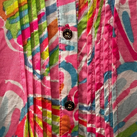 Lilly Pulitzer Colorful Print Dress / Cover-up - Picture 4 of 4